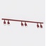 Emibig Emibig FLASH 6 BURGUNDY - Minimalist ceiling lamp for stylish interiors