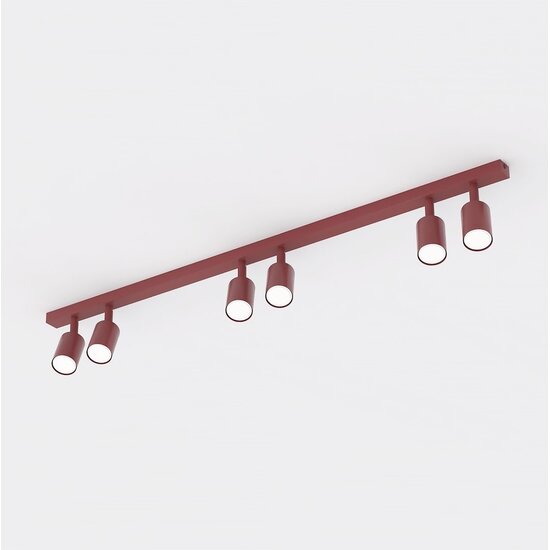 Emibig Emibig FLASH 6 BURGUNDY - Minimalistische Deckenlampe für stilvolle Innenräume