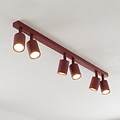 Emibig Emibig FLASH 6 BURGUNDY - Minimalistische Deckenlampe für stilvolle Innenräume