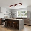 Emibig Emibig FLASH 6 BURGUNDY - Minimalistische plafondlamp voor stijlvol interieur