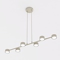 Emibig Emibig MEGARA 6 MOKKA - Moderne hanglamp voor sfeervolle verlichting