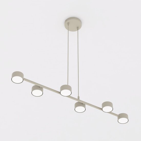 Emibig Emibig MEGARA 6 MOKKA - Moderne Pendelleuchte für stilvolle Beleuchtung