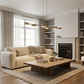 Emibig Emibig MEGARA 6 MOKKA - Modern pendant lamp for stylish lighting