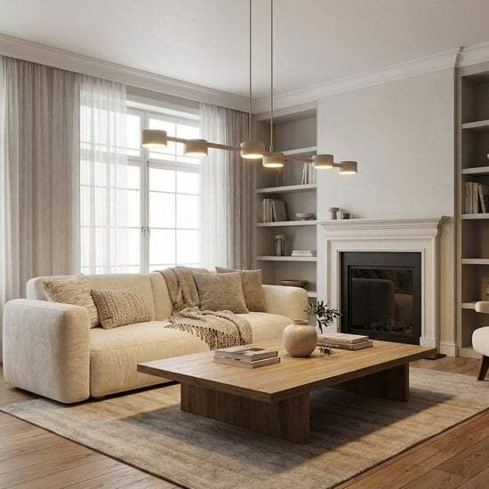 Emibig Emibig MEGARA 6 MOKKA - Modern pendant lamp for stylish lighting