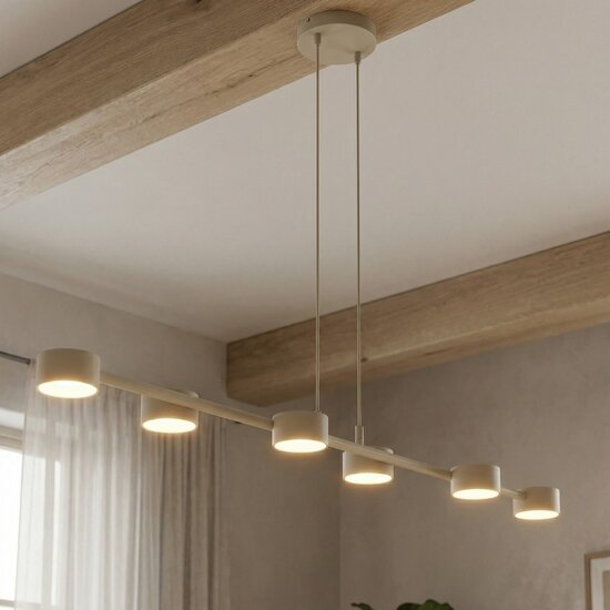 Emibig Emibig MEGARA 6 MOKKA - Moderne Pendelleuchte für stilvolle Beleuchtung