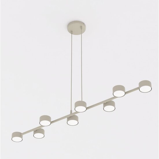 Emibig Emibig MEGARA 8 MOKKA - Lámpara colgante moderna para una iluminación elegante