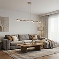Emibig Emibig MEGARA 8 MOKKA - Moderne Pendelleuchte für stilvolle Beleuchtung