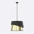 Emibig Emibig CANVA 1 BLACK GOLD - Lampe suspendue moderne pour une ambiance élégante