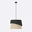 Emibig Emibig CANVA 1 BLACK NATURAL - Moderne hanglamp voor elke ruimte