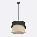 Emibig Emibig CANVA 1 BLACK NATURAL - Lámpara colgante moderna para cualquier espacio
