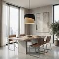 Emibig Emibig CANVA 1 BLACK NATURAL - Moderne hanglamp voor elke ruimte