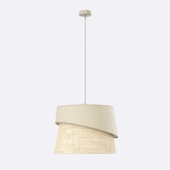 Emibig Emibig CANVA 1 MOKKA RATTAN - Moderne hanglamp voor sfeervolle verlichting