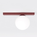 Emibig Emibig FIT 1 BURGUNDY OPAL - Minimalist ceiling lamp for any space