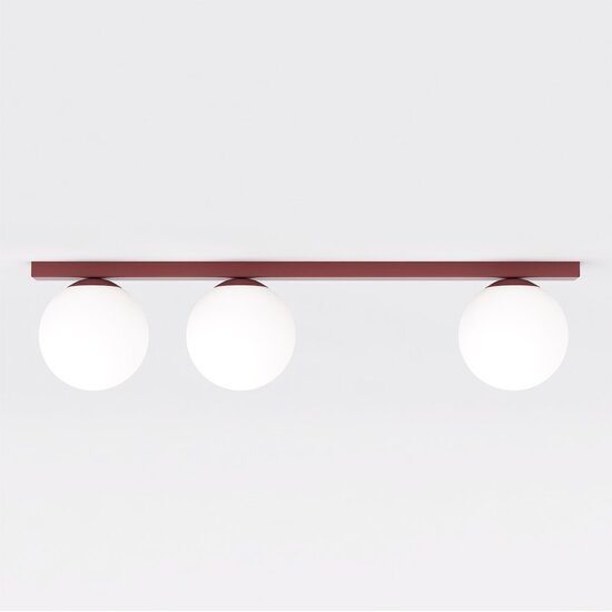 Emibig Emibig FIT 3 BURGUNDY OPAL - Minimalistische plafondlamp voor elke ruimte