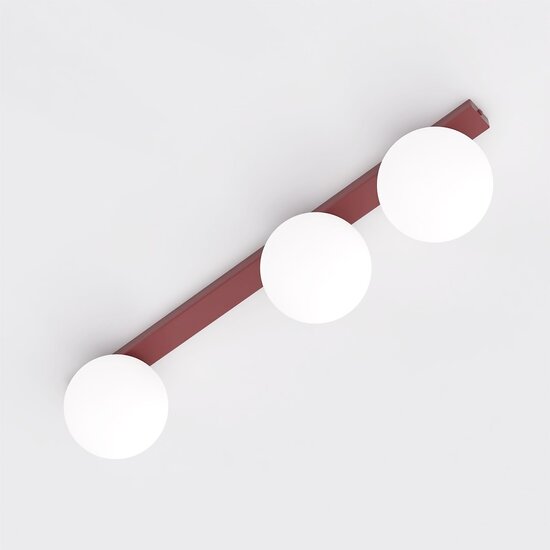 Emibig Emibig FIT 3 BURGUNDY OPAL - Minimalistische plafondlamp voor elke ruimte