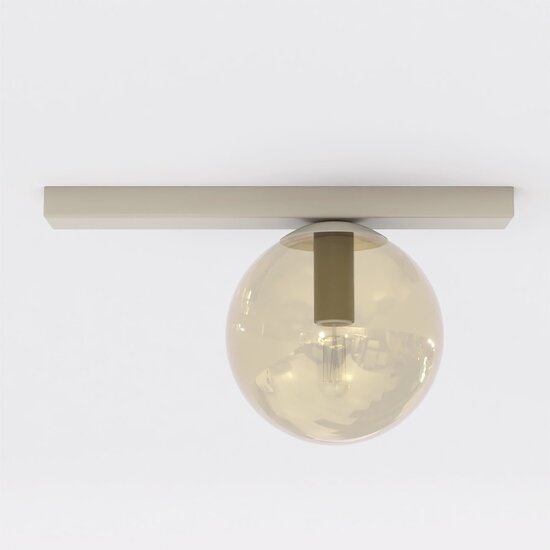 Emibig Emibig FIT 1 MOKKA AMBER - Lampe de plafond minimaliste pour un éclairage chaleureux