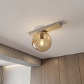 Emibig Emibig FIT 1 MOKKA AMBER - Minimalist ceiling lamp for cozy lighting
