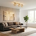 Emibig Emibig FIT 3 MOKKA AMBER - Minimalist ceiling lamp for any space