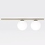 Emibig Emibig FIT 2 MOKKA OPAL - Lampe de plafond minimaliste pour tous les espaces