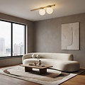 Emibig Emibig FIT 2 MOKKA OPAL - Minimalist ceiling lamp for any space