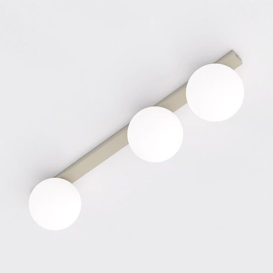 Emibig Emibig FIT 3 MOKKA OPAL - Lampe de plafond minimaliste pour tous les espaces