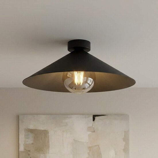 Emibig Emibig MONO 1M PLAFON BL GRAFIT - Moderne plafondlamp voor sfeervolle verlichting