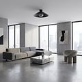 Emibig Emibig MONO 1M PLAFON BL GRAFIT - Modern ceiling lamp for stylish lighting