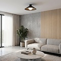 Emibig Emibig MONO 1M PLAFON BL OPAL - Moderne plafondlamp voor sfeervolle verlichting