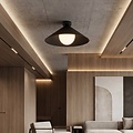 Emibig Emibig MONO 1M PLAFON BL OPAL - Moderne plafondlamp voor sfeervolle verlichting