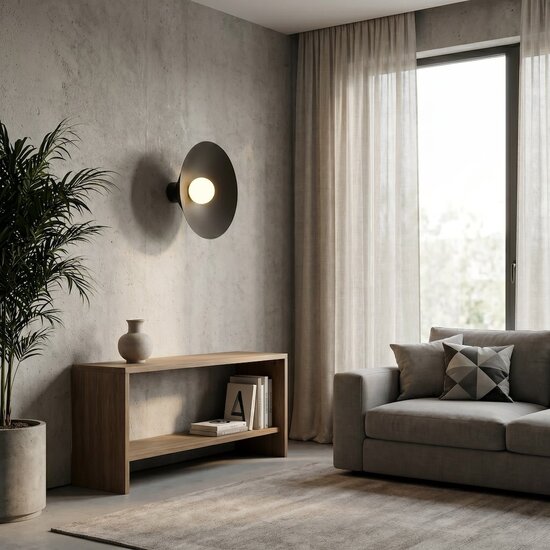 Emibig Emibig MONO K1L BL OPAL - Moderne wandlamp voor sfeervolle verlichting