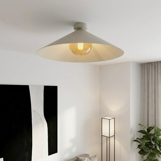 Emibig Emibig MONO 1L PLAFON MOKKA AMBER - Lámpara de techo moderna para una iluminación elegante