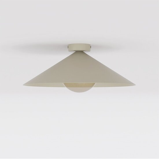 Emibig Emibig MONO 1M PLAFON MOKKA AMBER - Modern ceiling lamp for cozy lighting