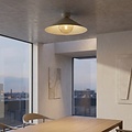 Emibig Emibig MONO 1M PLAFON MOKKA AMBER - Modern ceiling lamp for cozy lighting