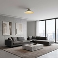 Emibig Emibig MONO 1M PLAFON MOKKA AMBER - Modern ceiling lamp for cozy lighting