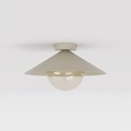 Emibig Emibig MONO 1S PLAFON MOKKA AMBER - Modern ceiling lamp for stylish lighting