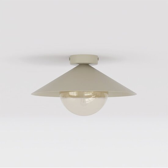 Emibig Emibig MONO 1S PLAFON MOKKA AMBER - Modern ceiling lamp for stylish lighting