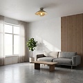 Emibig Emibig MONO 1S PLAFON MOKKA AMBER - Modern ceiling lamp for stylish lighting