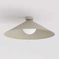 Emibig Emibig MONO 1L PLAFON MOKKA OPAL - Modern ceiling lamp for stylish lighting