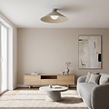 Emibig Emibig MONO 1L PLAFON MOKKA OPAL - Moderne plafondlamp voor sfeervolle verlichting