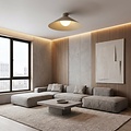 Emibig Emibig MONO 1L PLAFON MOKKA OPAL - Lampe de plafond moderne pour un éclairage élégant