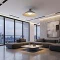 Emibig Emibig MONO 1L PLAFON MOKKA OPAL - Modern ceiling lamp for stylish lighting