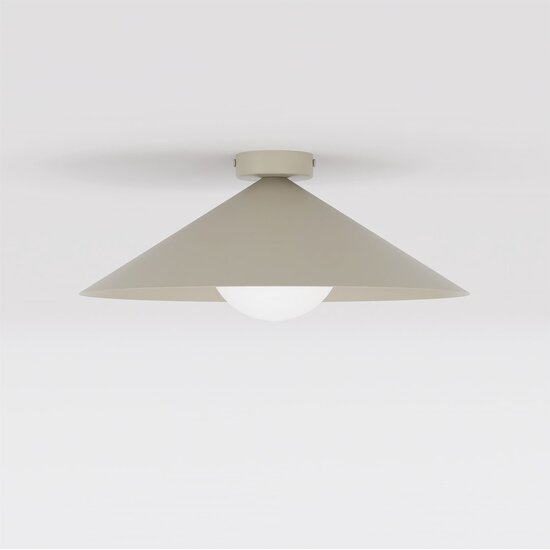 Emibig Emibig MONO 1M PLAFON MOKKA OPAL - Modern ceiling lamp for stylish lighting