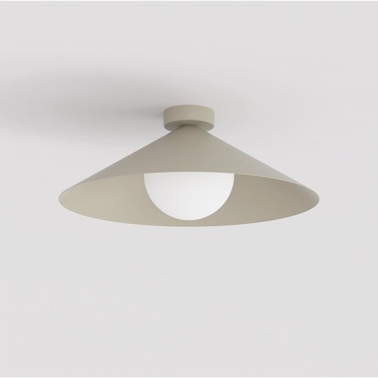 Emibig Emibig MONO 1M PLAFON MOKKA OPAL - Moderne plafondlamp voor sfeervolle verlichting