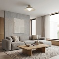 Emibig Emibig MONO 1M PLAFON MOKKA OPAL - Moderne Deckenlampe für stilvolle Beleuchtung