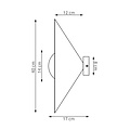 Emibig Emibig MONO 1M PLAFON MOKKA OPAL - Moderne Deckenlampe für stilvolle Beleuchtung