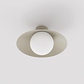 Emibig Emibig MONO 1S PLAFON MOKKA OPAL - Modern ceiling lamp for stylish lighting