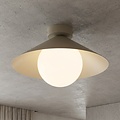 Emibig Emibig MONO 1S PLAFON MOKKA OPAL - Modern ceiling lamp for stylish lighting