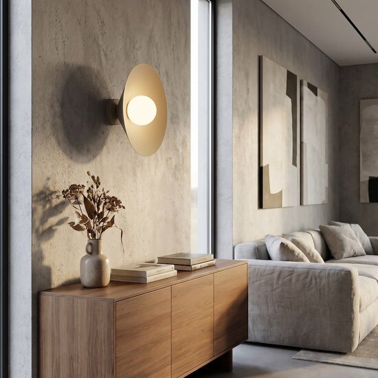 Emibig Emibig MONO K1M MOKKA OPAL - Modern wall lamp for stylish illumination
