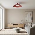 Emibig Emibig MONO 1L PLAFON BURGUNDY OPAL - Lampe de plafond moderne pour un éclairage élégant
