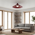 Emibig Emibig MONO 1L PLAFON BURGUNDY OPAL - Modern ceiling lamp for stylish lighting